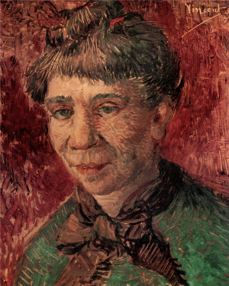 Portrait Of A Woman Madame Tanguy Van Gogh Oil Painting